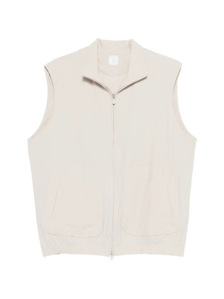  Eleventy Zipped Gilet - Neutrals 