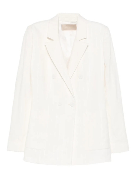  Elie Saab Double-breasted Blazer - Neutrals 