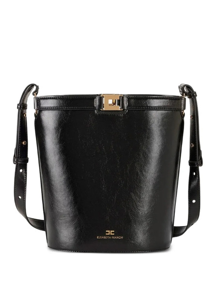  Elisabetta Franchi Adjustable-strap Shoulder Bag - Black 