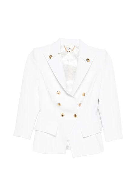  Elisabetta Franchi Button-fastening Blazer - White 