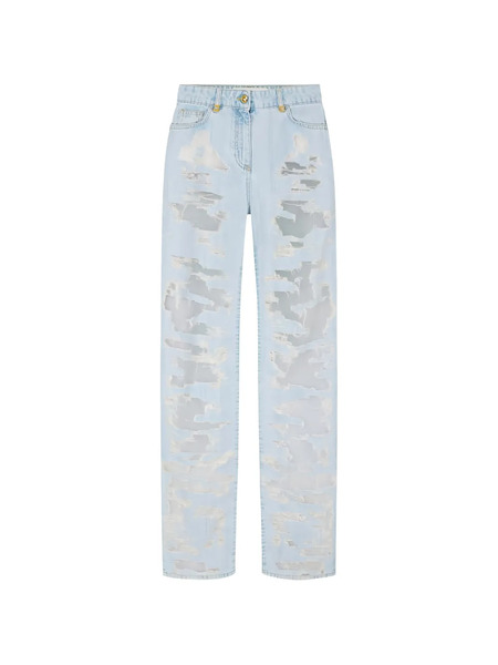 Elisabetta Franchi Destroyed Jeans - Blue 