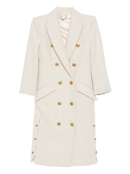  Elisabetta Franchi Double-breasted Coat - Neutrals 