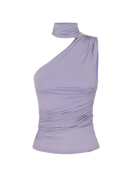  Elisabetta Franchi Draped Blouse - Purple 