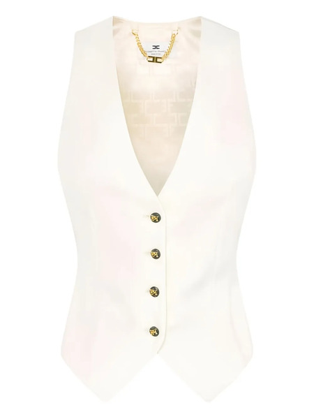  Elisabetta Franchi Elasticated Waistcoat - Neutrals 