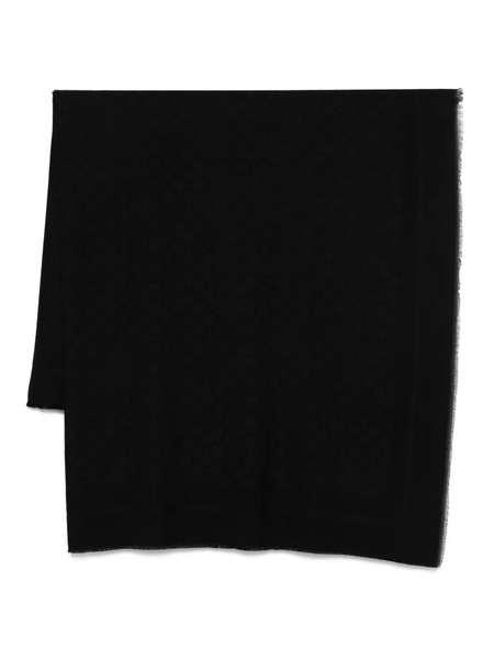  Elisabetta Franchi Frayed-edge Scarf - Black 