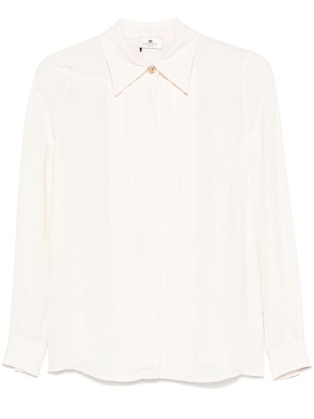  Elisabetta Franchi Georgette Shirt - Neutrals 