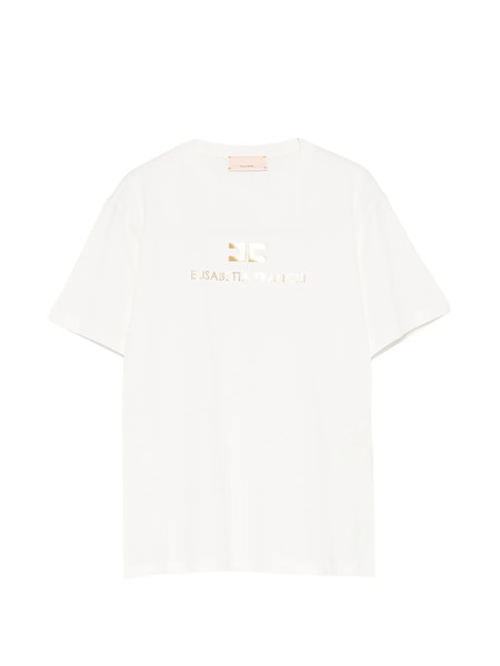  Elisabetta Franchi La Mia Bambina Logo T-shirt - White 
