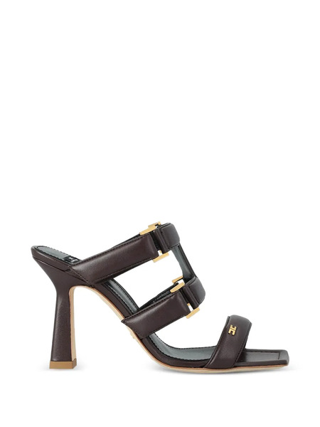  Elisabetta Franchi Leather Sandals - Brown 
