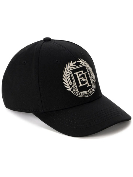  Elisabetta Franchi Logo Baseball Cap - Black 