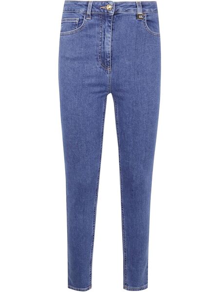  Elisabetta Franchi Logo-plaque Jeans - Blue 