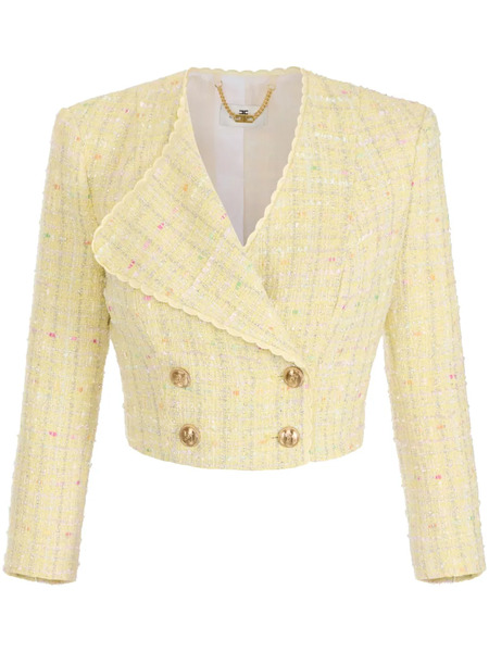  Elisabetta Franchi Lurex Blazer - Yellow 