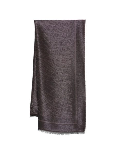  Elisabetta Franchi Patterned Scarf - Brown 