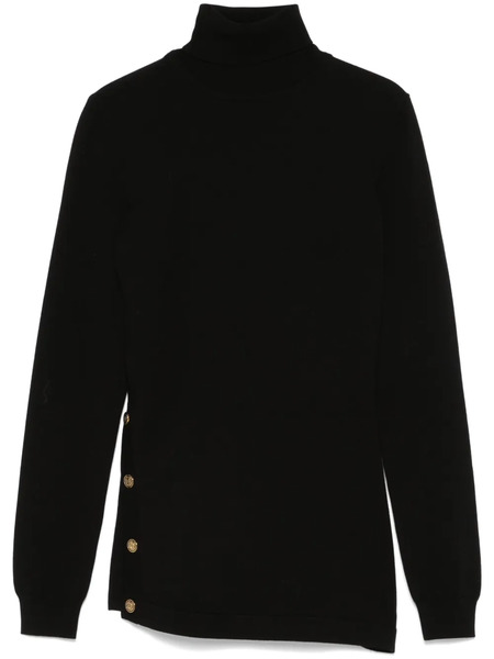  Elisabetta Franchi Roll-neck Sweater - Black 