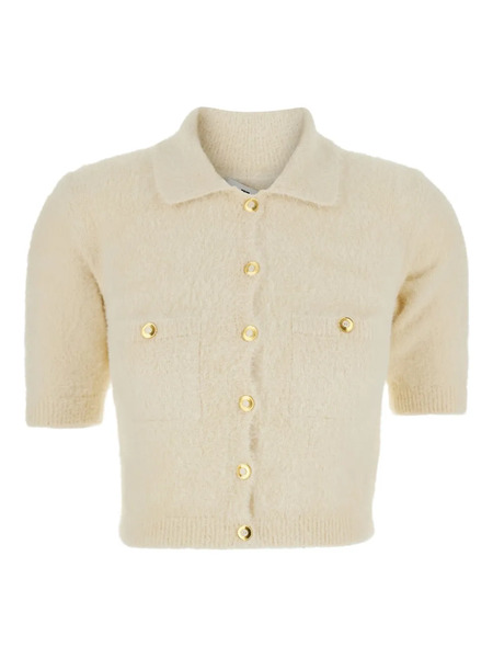  Elisabetta Franchi Short-sleeve Cardigan - Neutrals 
