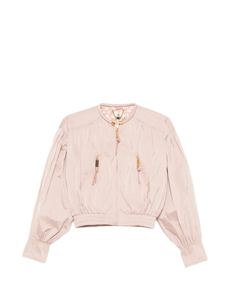 Elisabetta Franchi Zip Detail Jacket - Pink 