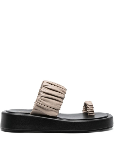  Elleme Amor 39mm Platform Leather Sandals - Neutrals 