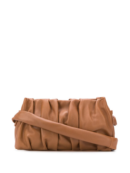  Elleme Ruched Shoulder Bag - Brown 