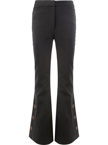  Ellery Flared Button Trousers - Black 