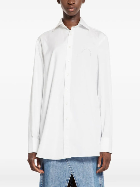  E.l.v Denim Collared Alice Shirt - White 