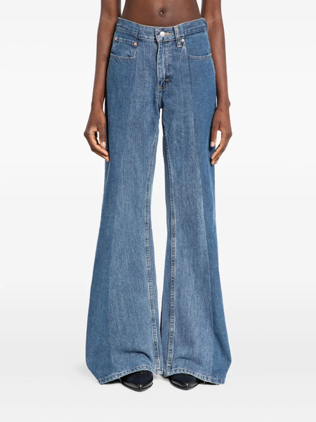  E.l.v Denim Split-leg Jeans - Blue 