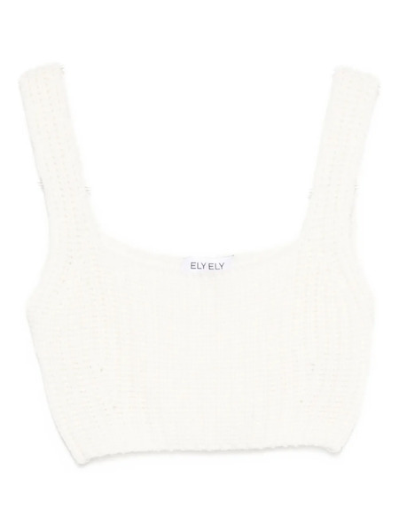  Ely Ely Ribbed Top - White 