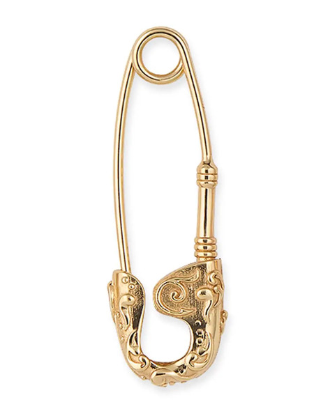  Emanuele Bicocchi Arabesque Pin Silver Earring - Gold 