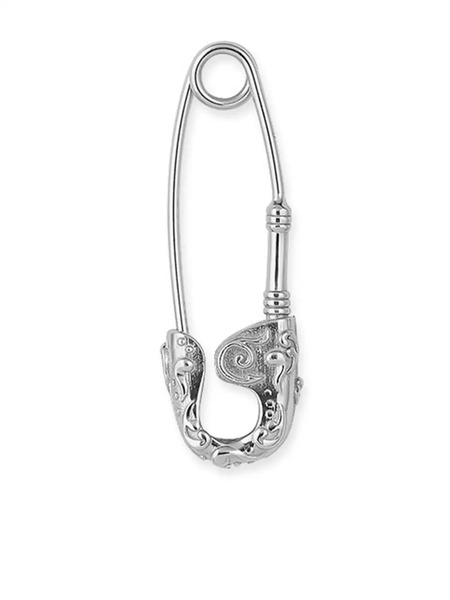  Emanuele Bicocchi Arabesque Pin Silver Earring 