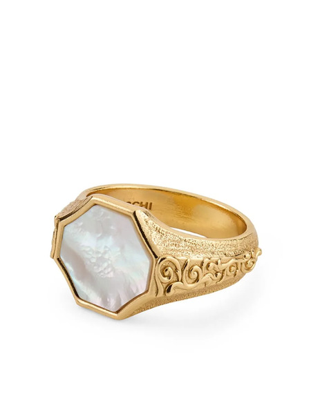 Emanuele Bicocchi Brushed-finish Ring - Gold 
