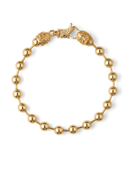  Emanuele Bicocchi Gold-plated Bead Bracelet 