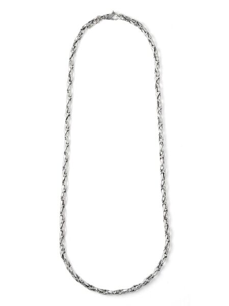  Emanuele Bicocchi Hammered-chain Necklace - Silver 