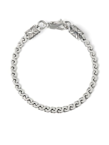  Emanuele Bicocchi Infinity Loop Bracelet - Silver 
