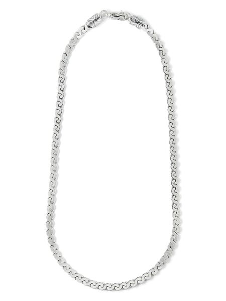  Emanuele Bicocchi Infinity Loop Necklace - Silver 