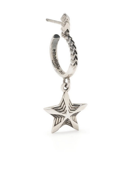  Emanuele Bicocchi Star Single Earring - Silver 
