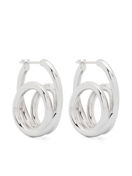 Emili Iris Hoops - Silver 