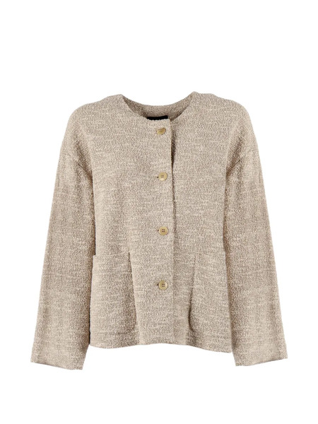  Emporio Armani Buttoned Blazer - Neutrals 