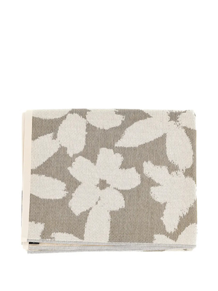  Emporio Armani Floral Beach Towel - Neutrals 