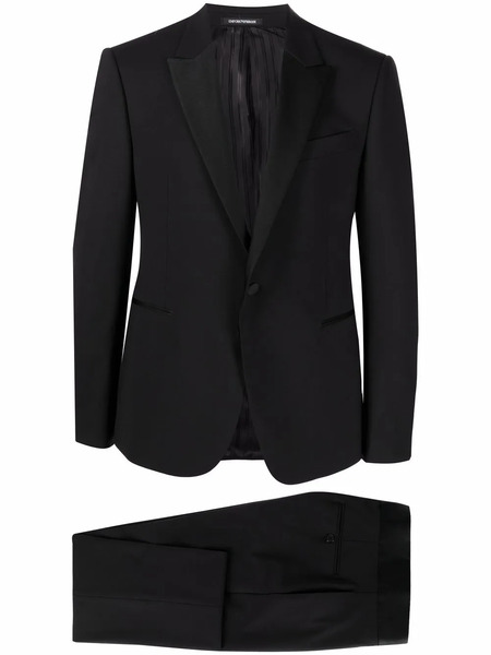  Emporio Armani Jacket And Trouser Suit - Black 