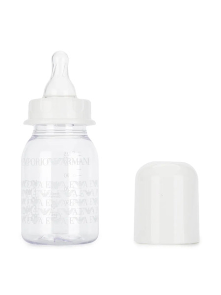  Emporio Armani Kids Logo Milk Bottle - White 