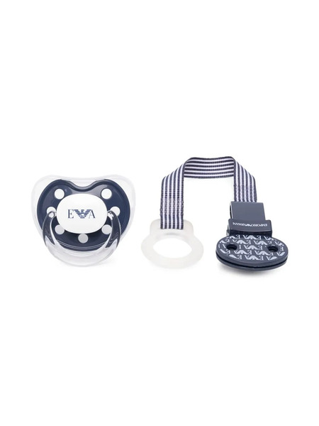  Emporio Armani Kids Logo-print Dummy Set - Blue 
