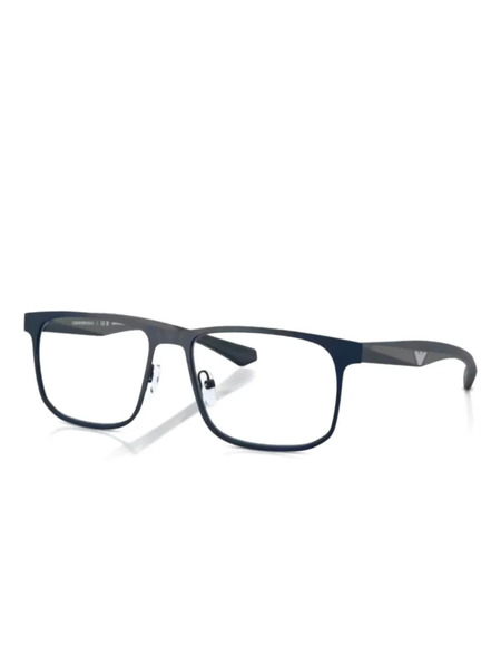  Emporio Armani Rectangle-frame Glasses - Blue 