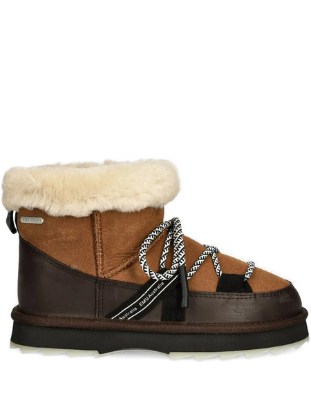  Emu Australia Lace-up Ankle Boots - Brown 
