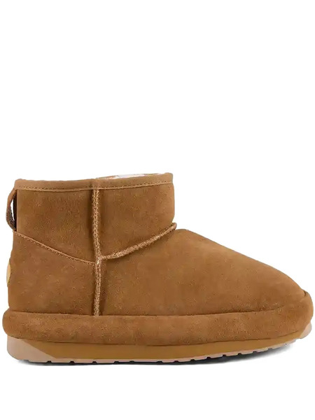  Emu Australia Suede Ankle Boots - Brown 