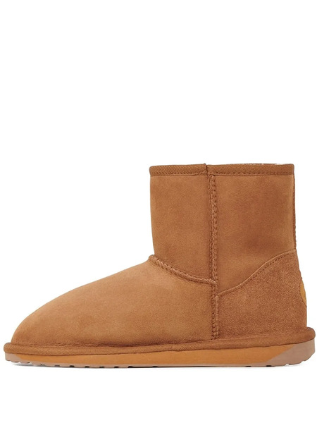  Emu Australia Suede Lined Ankle Boots - Brown 