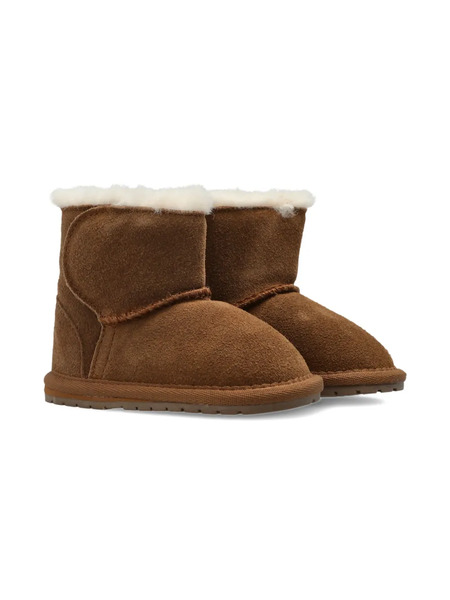  Emu Kids Shearling-lined Suede Boots - Brown 