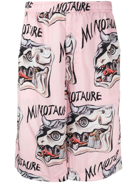  Endless Joy minotaure Bermuda Shorts - Pink 