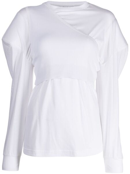  Enföld Asymmetric Blouse - White 
