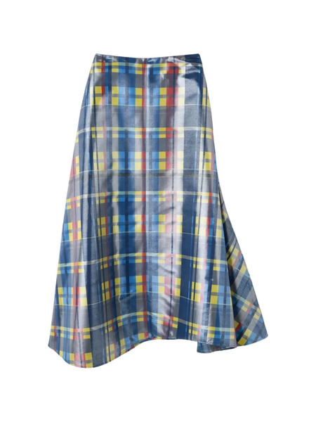  Enföld Checked Skirt - Blue 