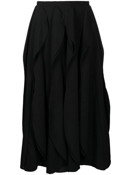  Enföld Draped Midi Skirt - Black 