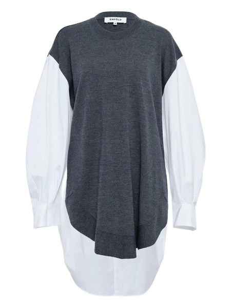  Enföld Panelled Top - Grey 