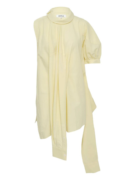  Enföld Pleated Short-sleeve Shirt - Yellow 